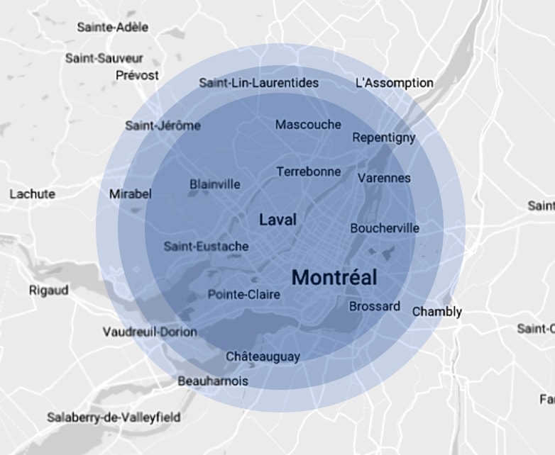 Carte de la région